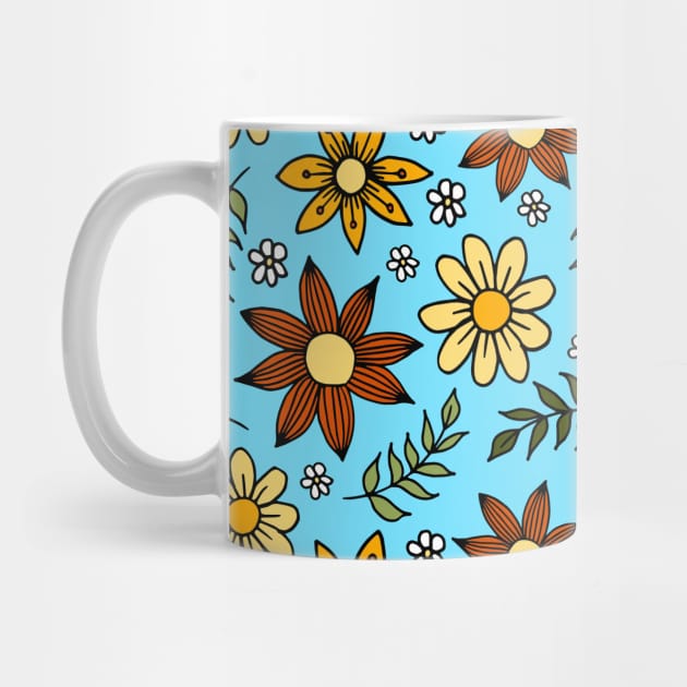 Fall Floral Pattern by julieerindesigns